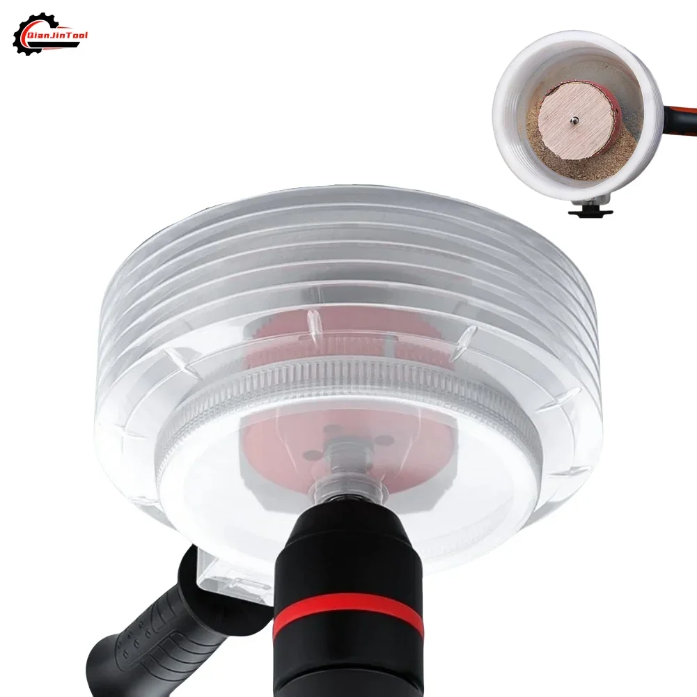 

155mm Electric Hammer Drill Dust Cover Dust Collector Hole Opener Max 125mm Dustproof Hole Saw Drill Bit Hand Tool Accessory