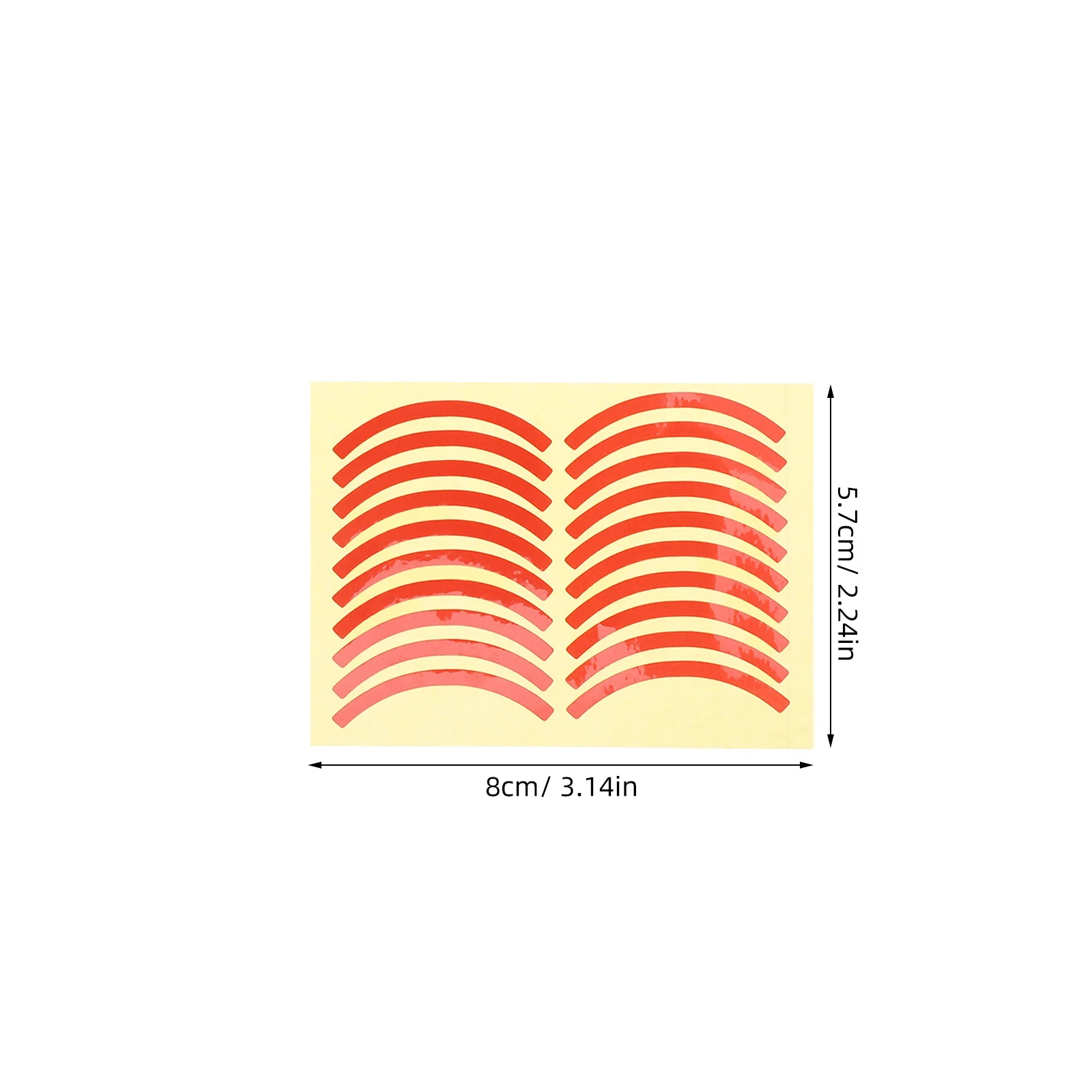 60pcs Pressure Gauge Identification Sticker Durable Adhesive Label For Air Pressure Meter Range Display Traffic Safety