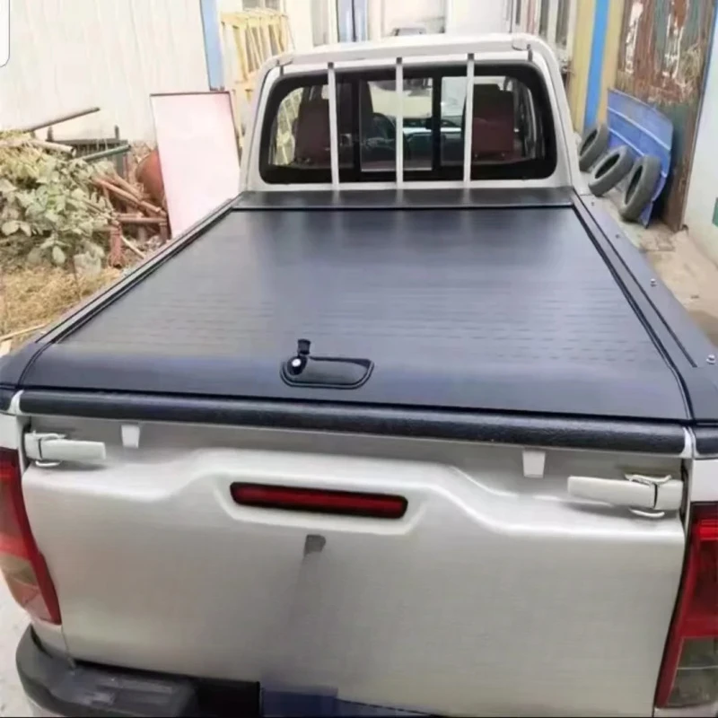 Multifunctional Electric Pickup Tonneau Cover Retractable Roller Shutter Lid Durable Exterior Car Accessories