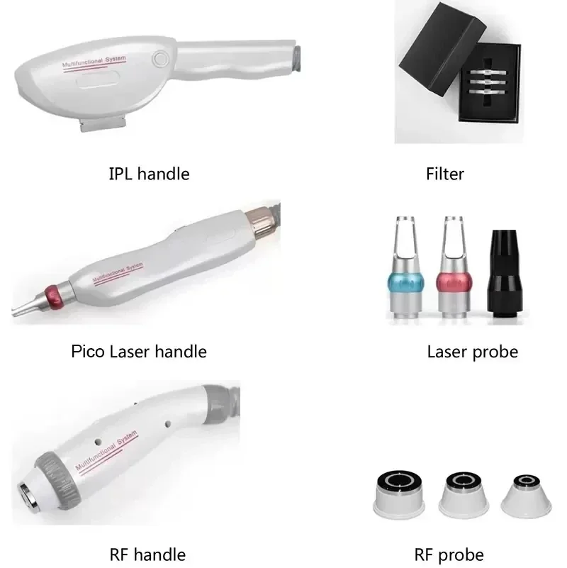 

3 In 1 Diode Laser OPT IPL Hair Removal Machine ND Yag Laser Remove Tattoo Portable Painless Skin Rejuvenation Beauty Device