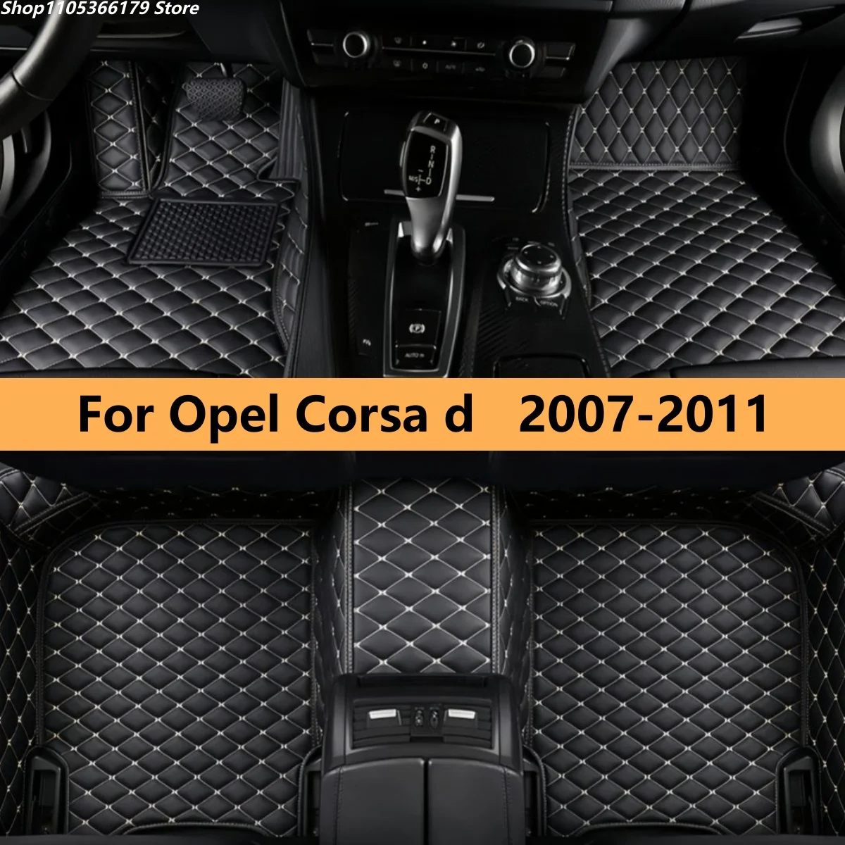 

Car Floor Mat Fit For Opel Corsa d 2007 2008 2009 2010 2011 Car Mat Full Set Women Waterproof Accessories