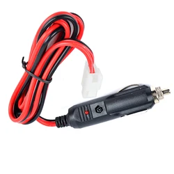 Encendedor de cigarrillos de Radio móvil, cargador de coche de 12V CC, Cable de alimentación para Kenwood Icom Yaesu FT-7800R, transceptor de Radio móvil