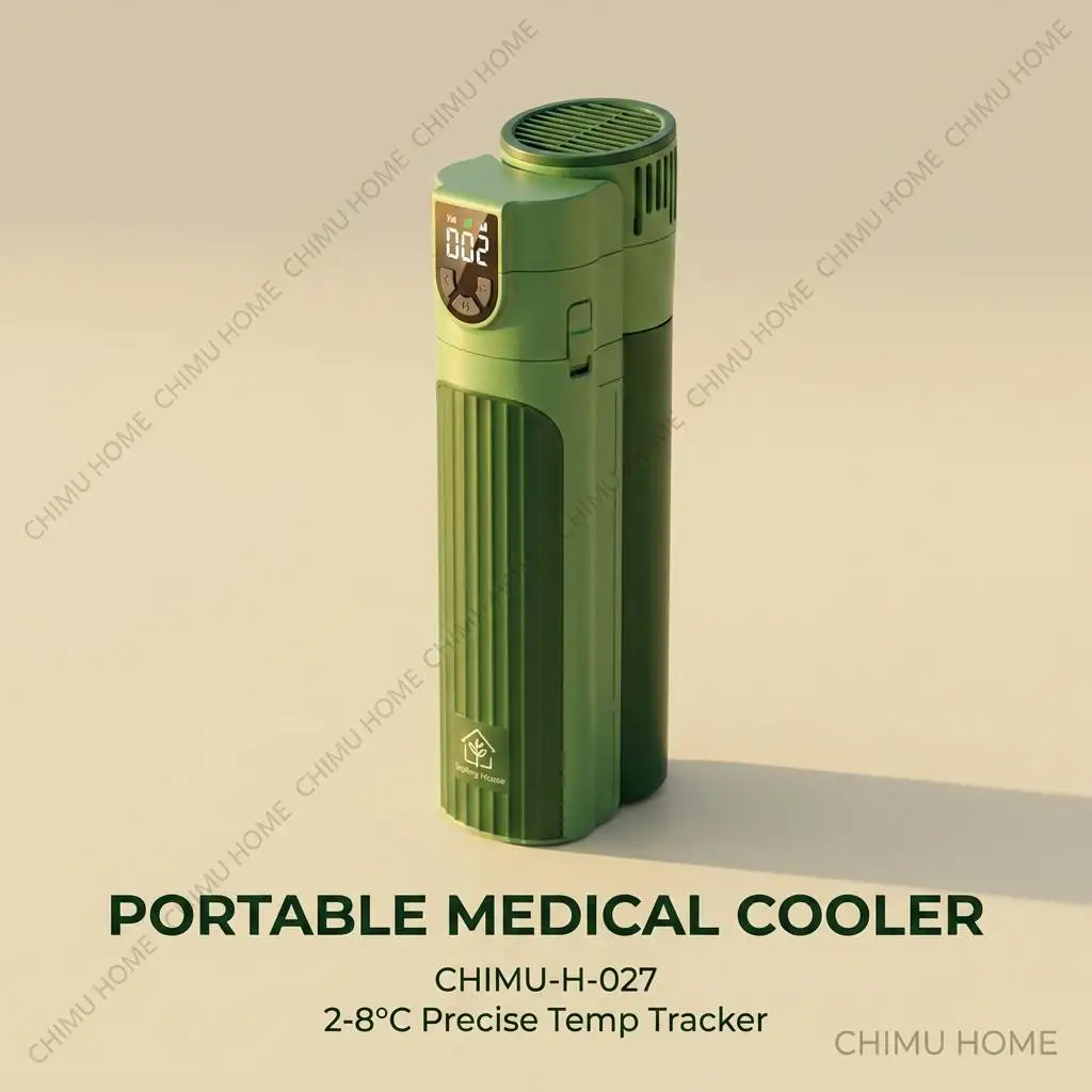 

【CHIMU HOME】Smart Portable Med-Care Cooler Box for Bio-Fluid 2-8°C Constant Precise Temp Tracker V3 Thermal Management Case