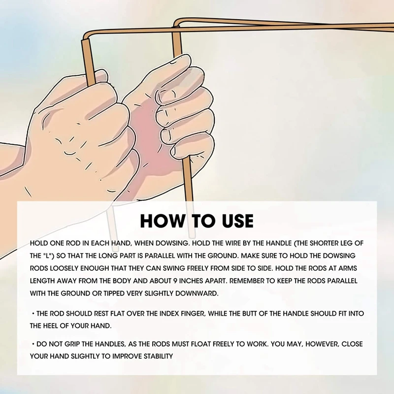 2Pcs Copper Dowsing Rods Spiritual Divining Rods Flexible Copper Rod Dowsing Spirit Rods With Pendulum Pendant