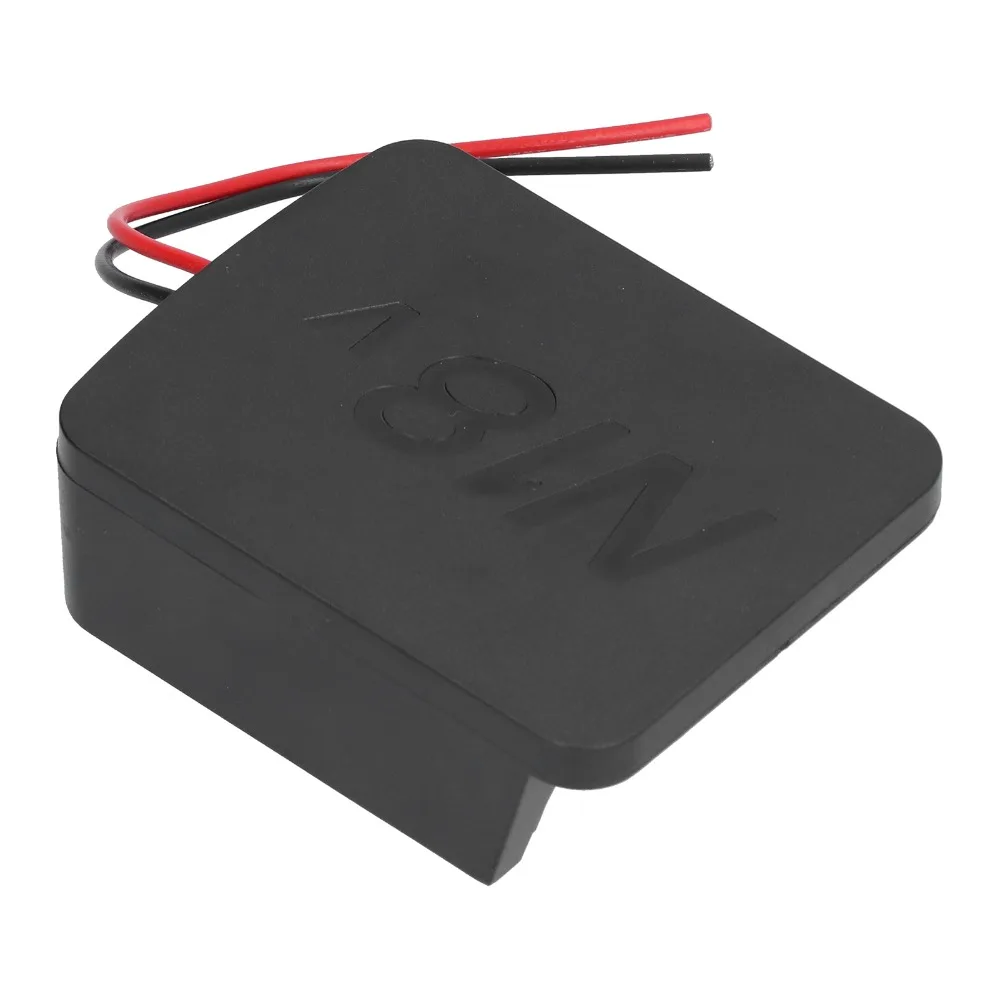 

N18V Battery Adapter with Wire Connector ABS Power Source 5.3 Inch Cable 18V Lithium Ion for Milwaukee M18 Batteries