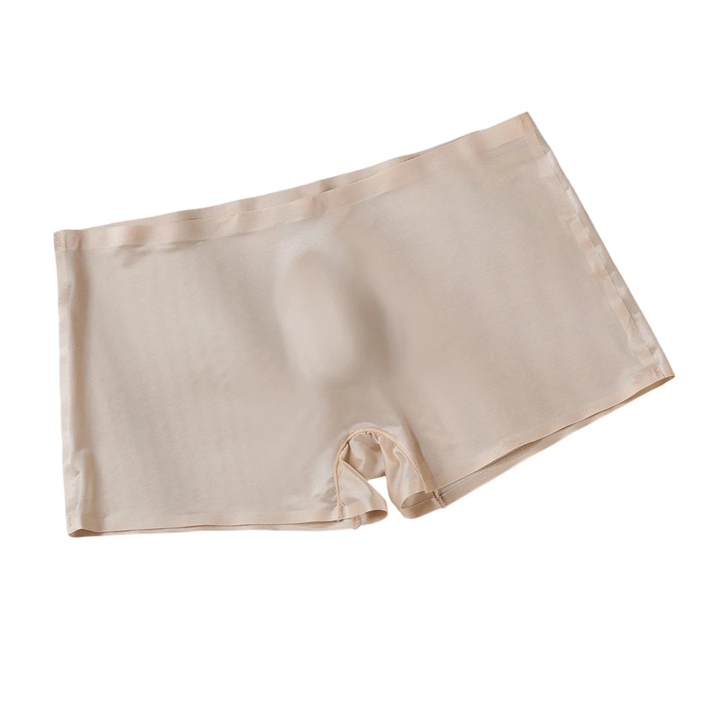 

Men's Seamless Trunks Ice Silk Panties Adult Underwear Costume Lingerie Low Waist Briefs 3D Bulge Pouch Boxer Shorts Underpants