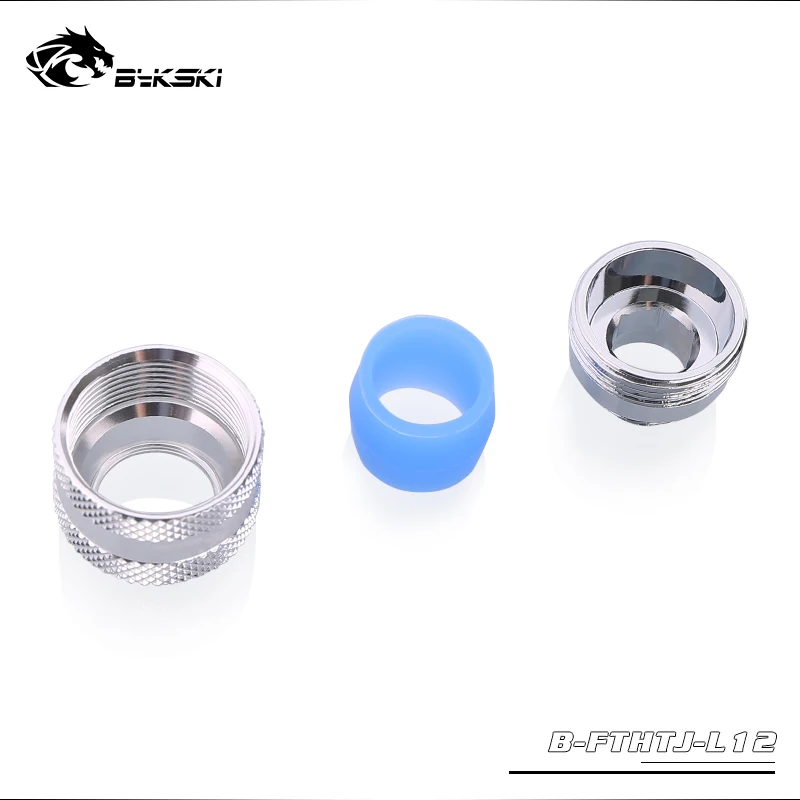 Bykski G1/4 B-FTHTJ-L12 12mm Anti-Off Rigid Hard Tube Compress Connection Fitting