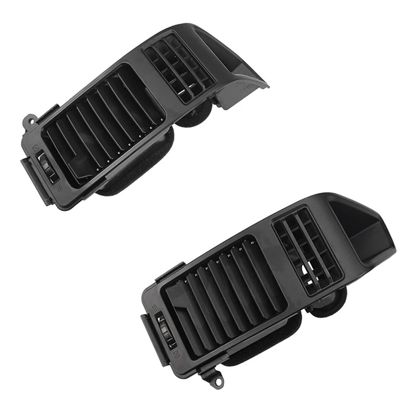 Black 1Pair Left & Right Side A/C Dash Air Vent Cover Trim Parts For Nissan Armada Titan 04-06 68421-9FD0B 68420-9FD0B