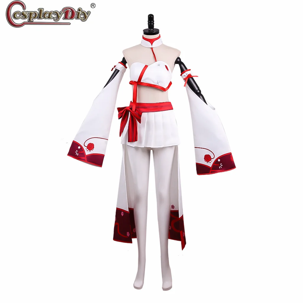 Game Final Fantasy Shisui Joi of Casting Cosplay Costume Woman's Top Mini-Skirts Halloween Party Outfit