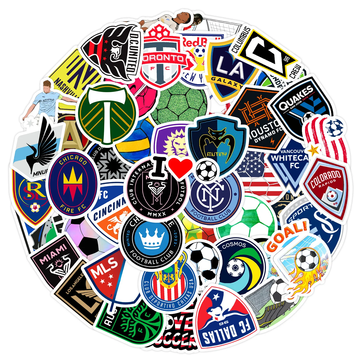 50Pcs American Football Sports Series Graffiti Stickers Suitable for Laptop Helmets Desktop Decoration DIY Stickers