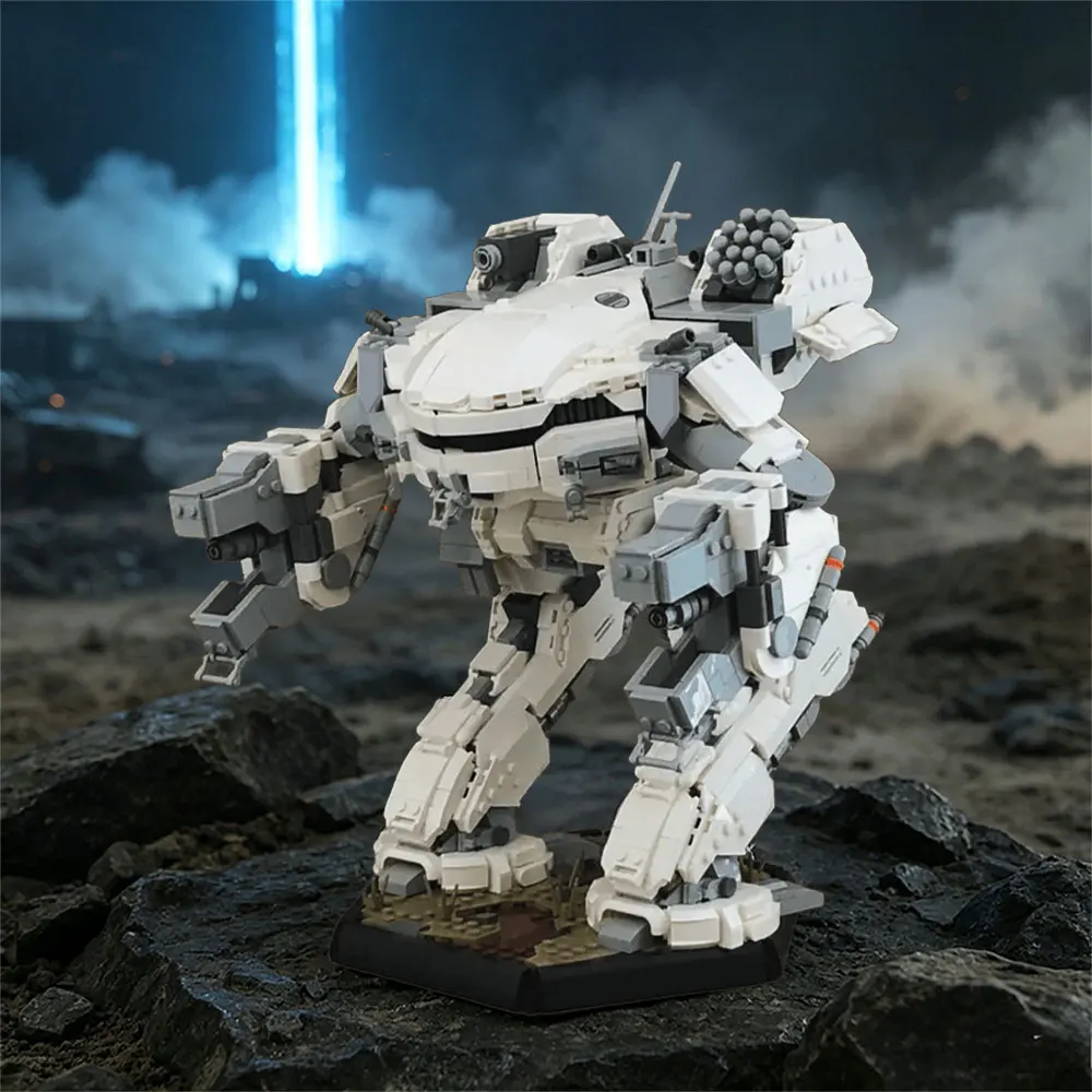 Battletech King Crab Mech Building Blocks Kit Sci-Fi Game 3576PCS Mechwarrior Heavy Robot Desk Decor Toy Adult Gift For Family