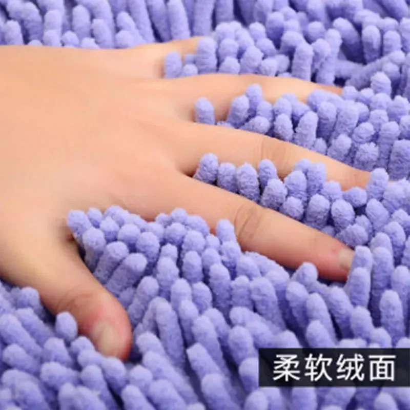 40X60cm Soft Carpet Slip-resistant Bathing Room Rug Floor Door Mat Dirt Barrier Semi Circle Floor Door Cushion Mat Rug