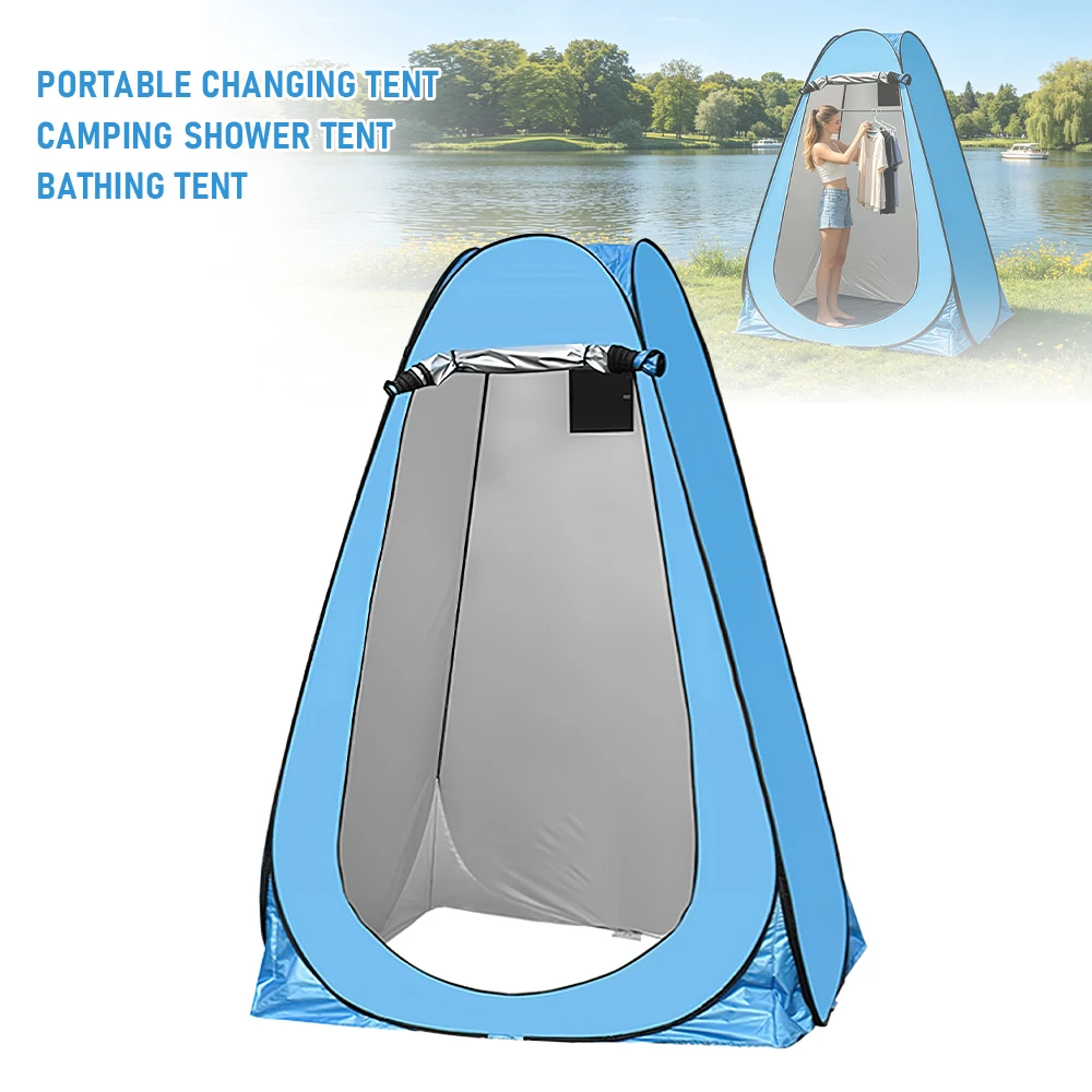 Carpa de cambio portátil para exteriores | 3 colores, tela 170T, protección UV ⛺
