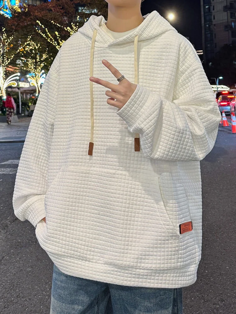 

Мужская толстовка с капюшоном American Sle, весенне-осенняя, свободного кроя, спортивная, повседневная, с длинными рукавами, из смеси полиэстера и спандекса