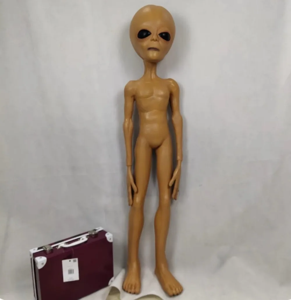 Space Alien Statue Martians Decompression Gifts Ufo Model Body Figure Prop Set Ornaments