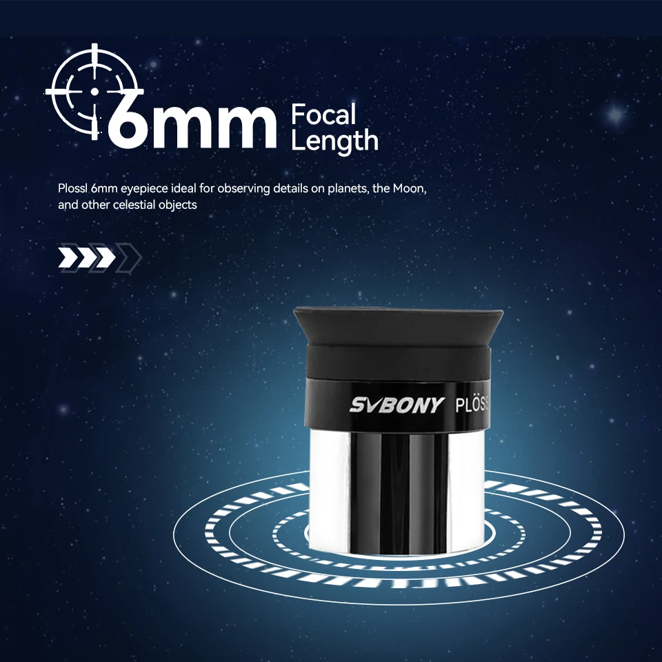 Svbony SV233 1,25-Zoll-Okular Achtteiliges Teleskop-Zubehörset für Astronomische Planetenbeobachtung – Detail 13