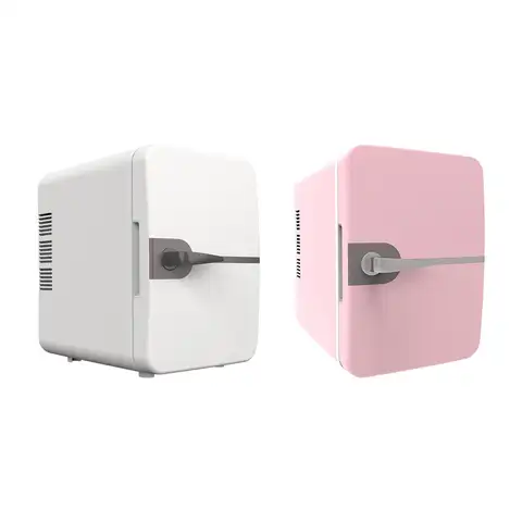 미니 냉장고 독립형 음료 냉장고 쿨러, 온도 조절 가능 USB 플러그, 거실 기숙사 침실 데스크탑용, 6L