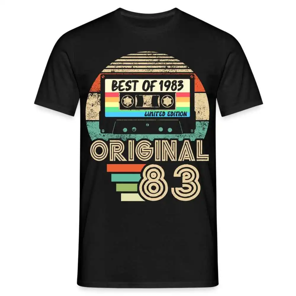 

41St Birthday Born 1983 Retro Cassette T Shirt