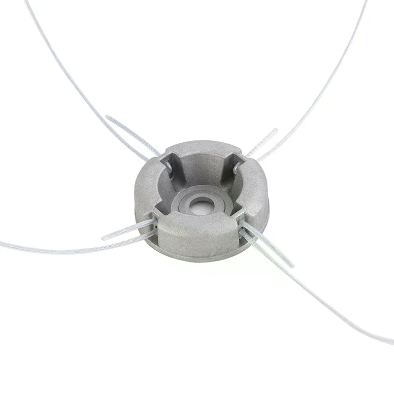 Universal Aluminium Legierung Rasenmäher Kopf Mit Nylon Stahl Rasenmähen Linie Rasenmäher Ersatzteile