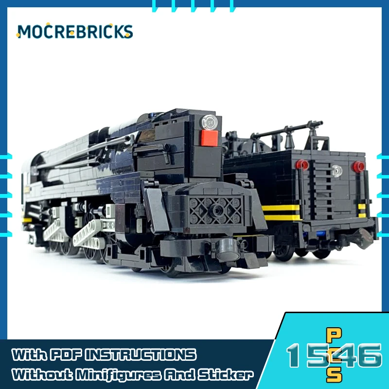 City Traffic Steam Locomotive Pennsylvania Railroad T1 MOC Building Blocks High-Tech Assembly Model Bricks Toys Kid Gifts