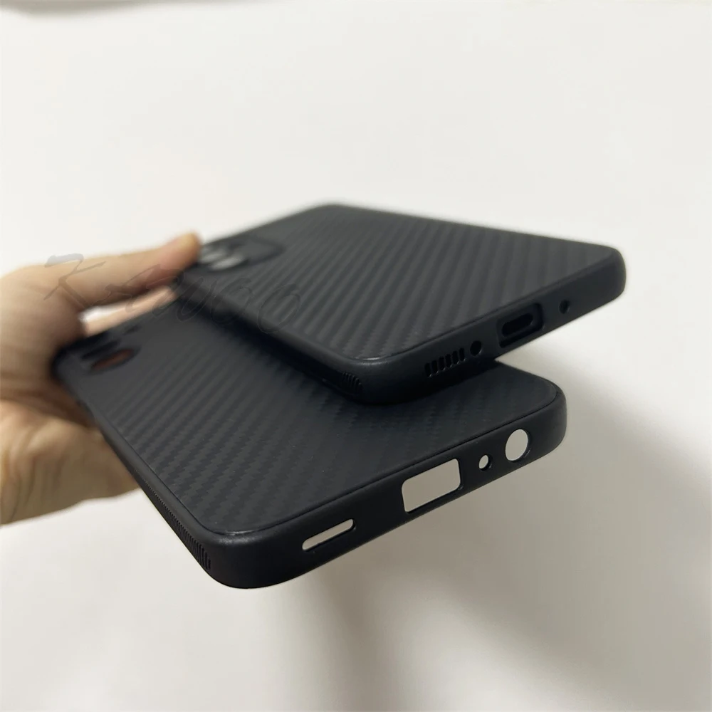 A15 A05S Case Carbon Fiber Texure Soft TPU Slim Cover For Samsung Galaxy A35 A55 A54 S24 Ultra Silicone Thin Phone Capa Coque