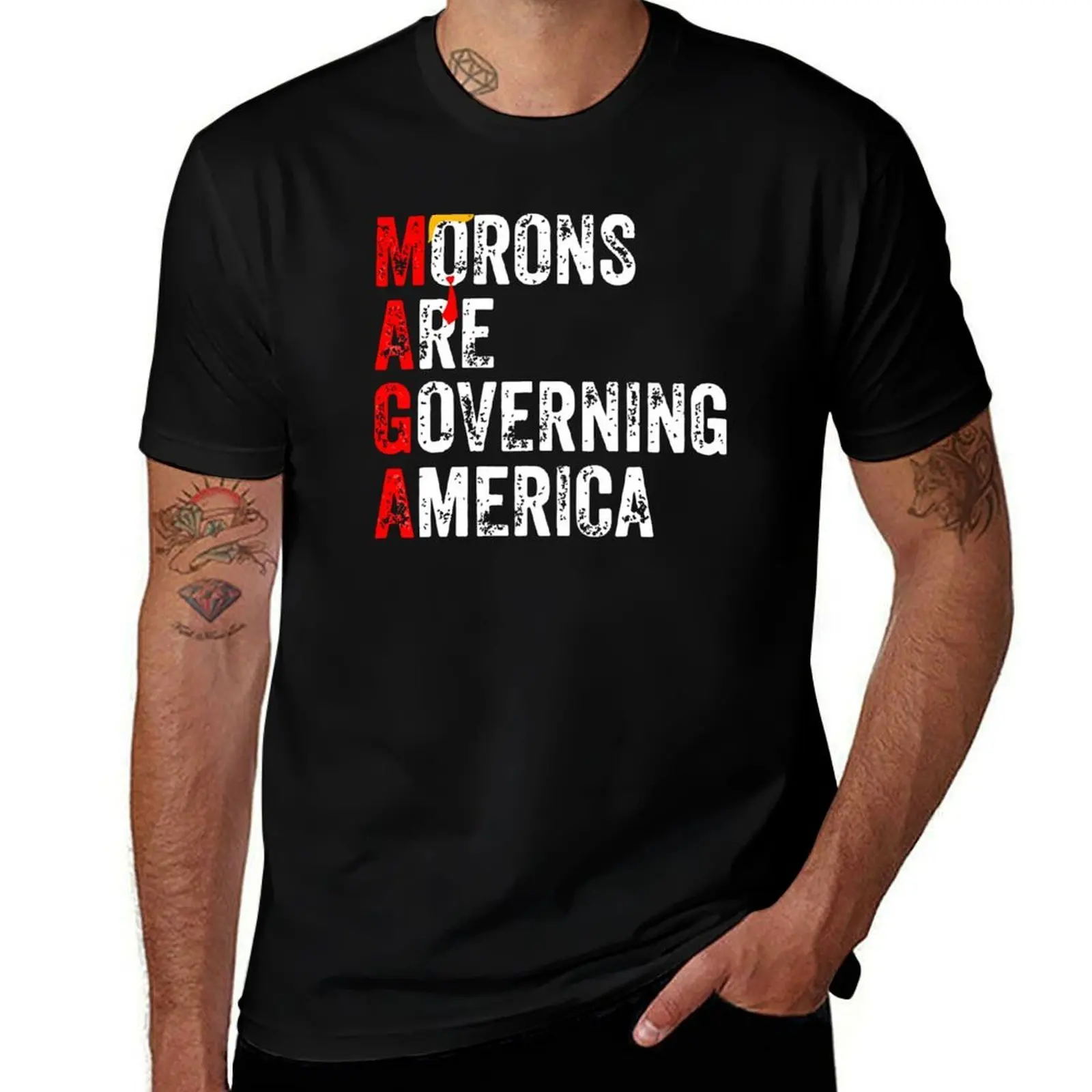 

MAGA Morons Are Governing America T-Shirt anime tshirt cotton t shirts man 100% t shirts cotton 100% T-shirt