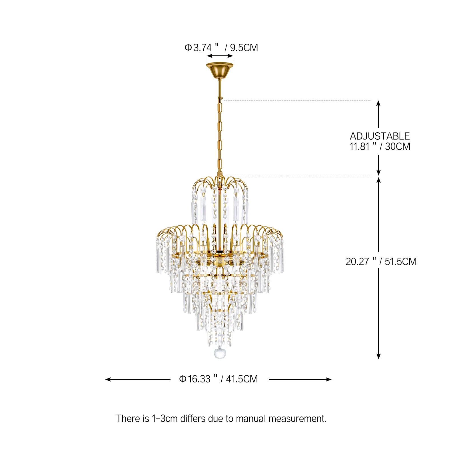TRY-YEAN lampadario moderno in vetro di cristallo illuminazione Decora 220V lampadari lampade a sospensione lampada a sospensione decorazione di nozze