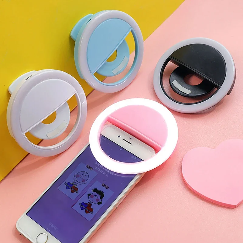 

Mobile Phone Selfie Light Clip-on Portable Selfie Flash LED for Night Makeup Camera Fill Enhancing Self-timer Lamp