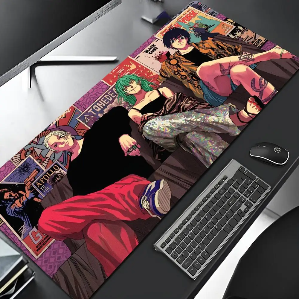 Sakamoto Days Mouse Pad Gaming Locking Edge Big Computer Gamer Large Rubber Art Mousepad Laptop cute Desk Mat
