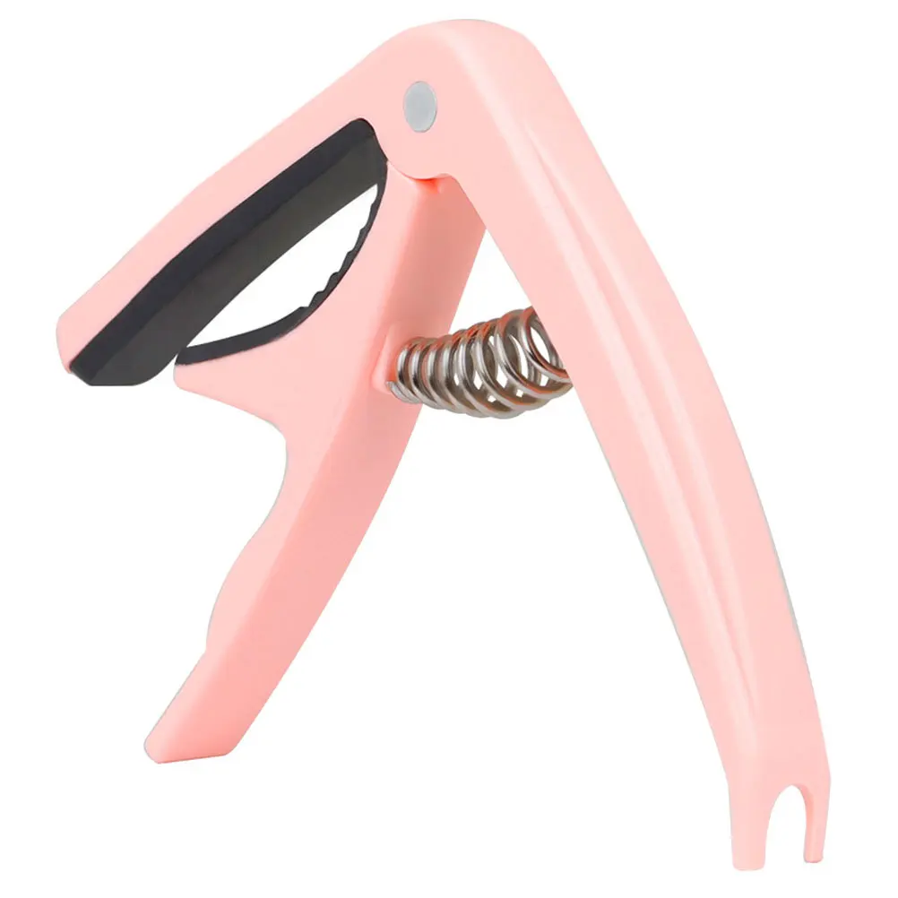 

Guitar Capo For Acoustic Electric Guitars Adjustable Spring Tension Even Pressure Folk Country Music Smooth One-Hand Operation