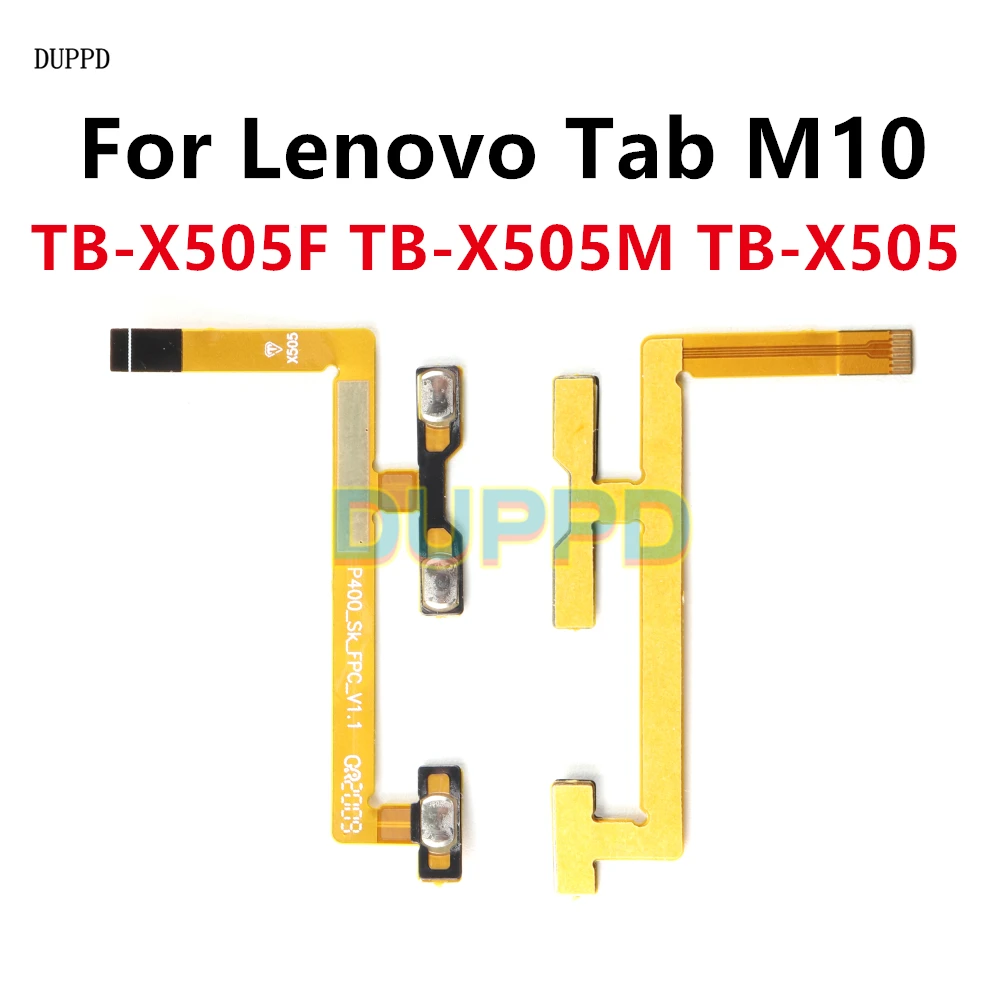 Power On Off Volume Switch Side Button Key Flex Cable For Lenovo Tab M10 TB-X505F TB -X505M TB-X505L X505