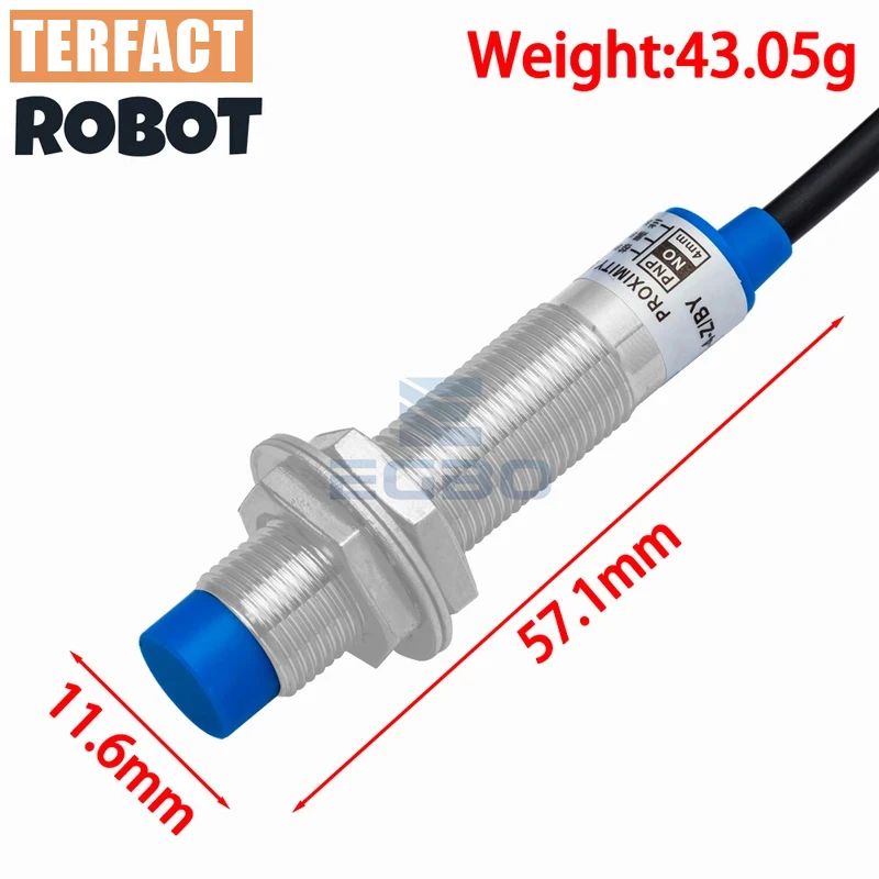 1PCS~10PCS TERFACT ROBOT  LJ12A3-4-Z BX LJ12A3-4-Z/BY New Inductive Proximity Sensor Detection Switch NPN DC 6-36V for Arduino