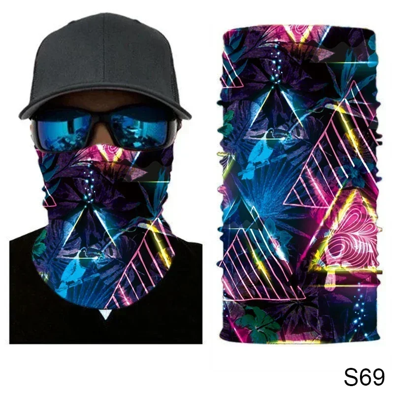 Fashion Cycling Face Mask Riding Scarf Breathable Seamless Neck Gaiter Women Bandana Headwear Headband Snood Ski Masks Balaclava