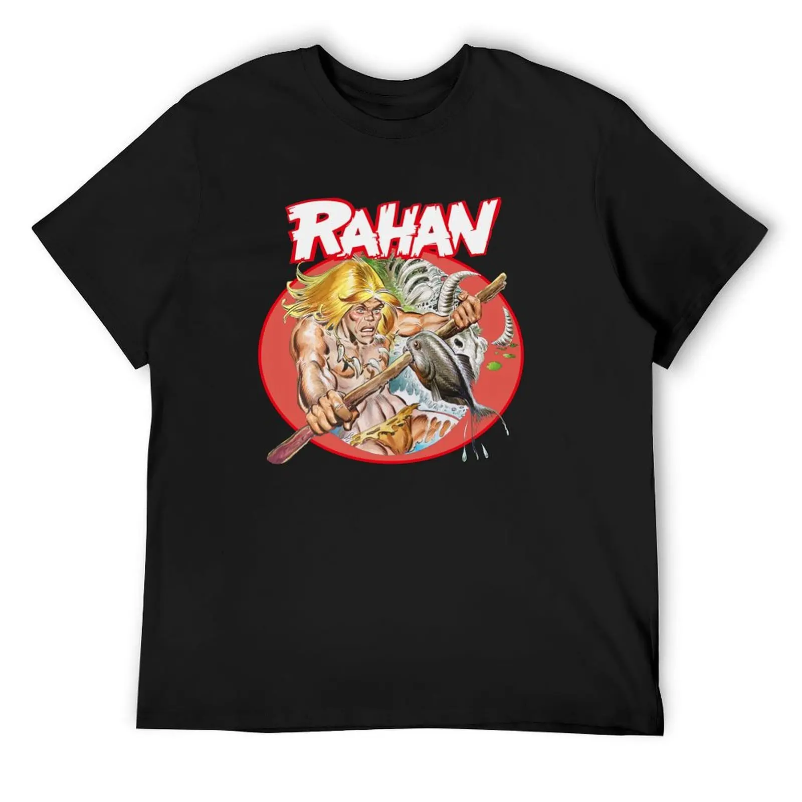 

RAHAN.02 T-Shirt kawaii clothes korean fashion t shirt men 100℅ cotton