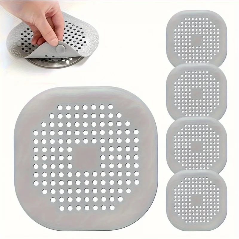 1 Silicone Hair Collector Drainage Filter, No Need For Electricity, Can Control Odors, Can Prevent Blockages In Sinks And Bathtu