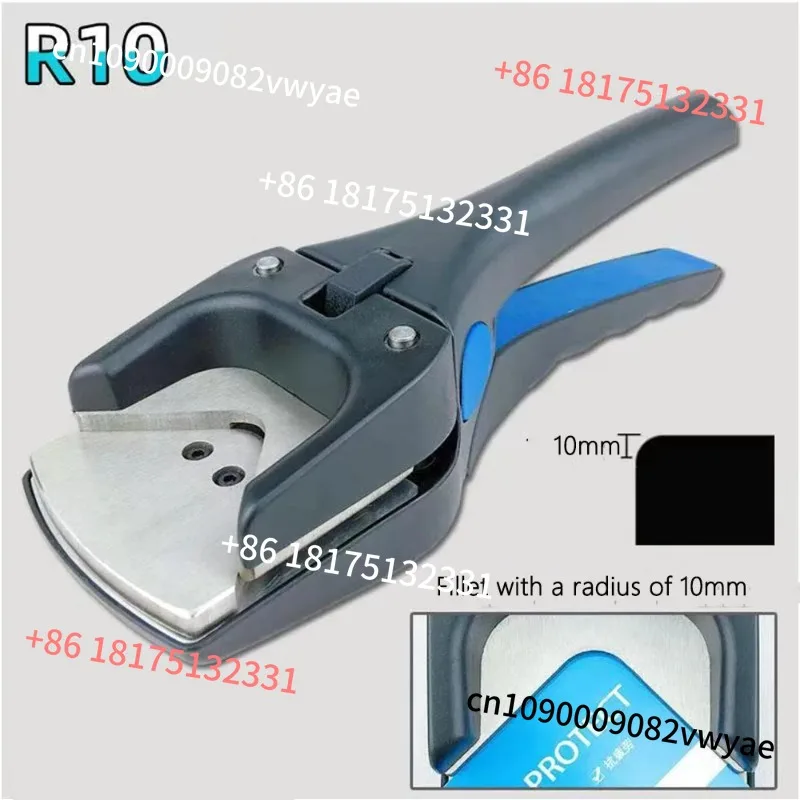 Customized! R2 corner hole punch large badge slot punch angle 2mm round punch for PVC cards, labels, photos view 6