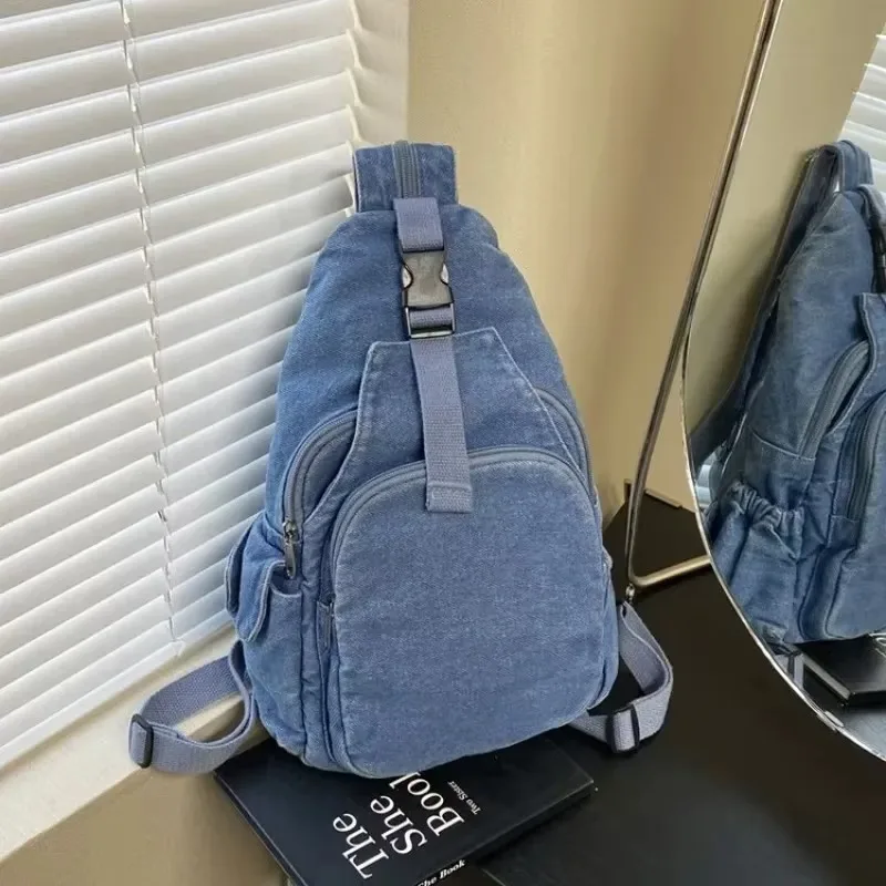 pacotes-de-cintura-jeans-com-ziper-cor-solida-grande-capacidade-versatil-2025-bolsas-de-peito-casuais-linha-de-costura-macio-simples-deslocamento