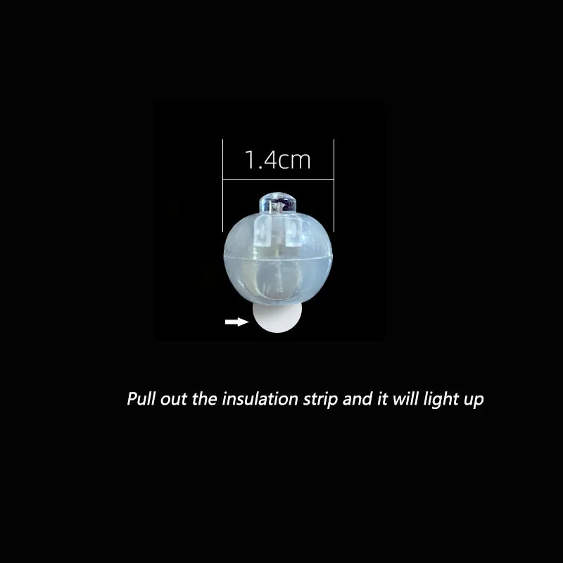 10Pcs Mini LED Balloon Light Colorful Flashing Luminous Tumbler Ball Lamp Lantern Light Christmas Wedding Party Decorations - view 5