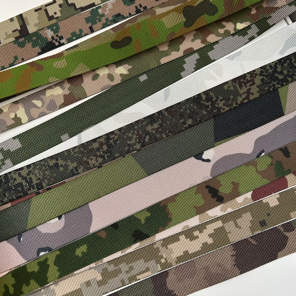 5 متر شريط النمر AOR1 AOR2 TAZ16 Flecktarn US4CES Mecixo Swamp AMCU حزام التمويه Rhodesian MCAP MCAD M70 M90 حزام