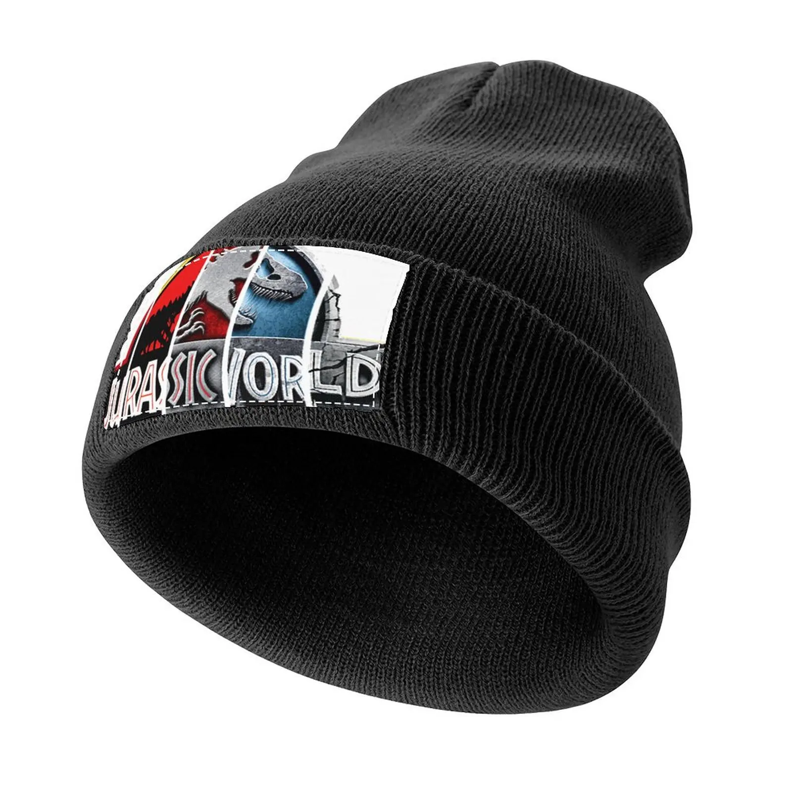 

Jurassic World logo evolution. Birthday party gifts. Officially licensed merch.Cap Knitted Cap