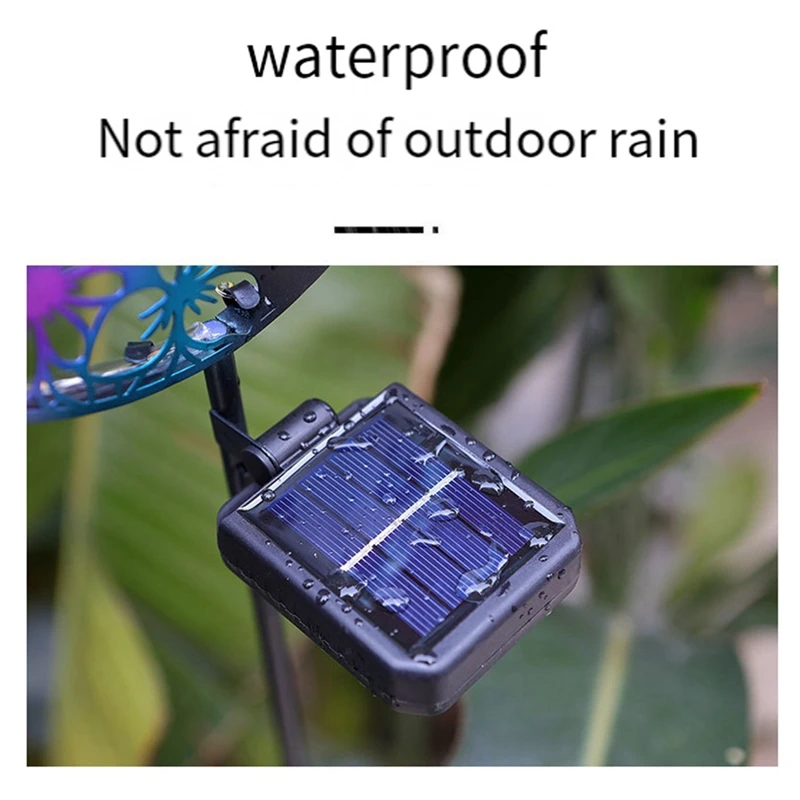 الطاقة الشمسية الحديد الكلب فراشة حصة ضوء في الهواء الطلق الإسقاط مصباح الحديقة ديكور المناظر الطبيعية الخفيفة (أبيض دافئ)