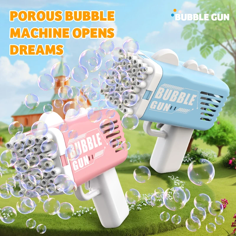 Children's Bubble Toys Dinosaur Bubble Gun Outdoor Games Children's Toys Mass without Bubble Water Battery