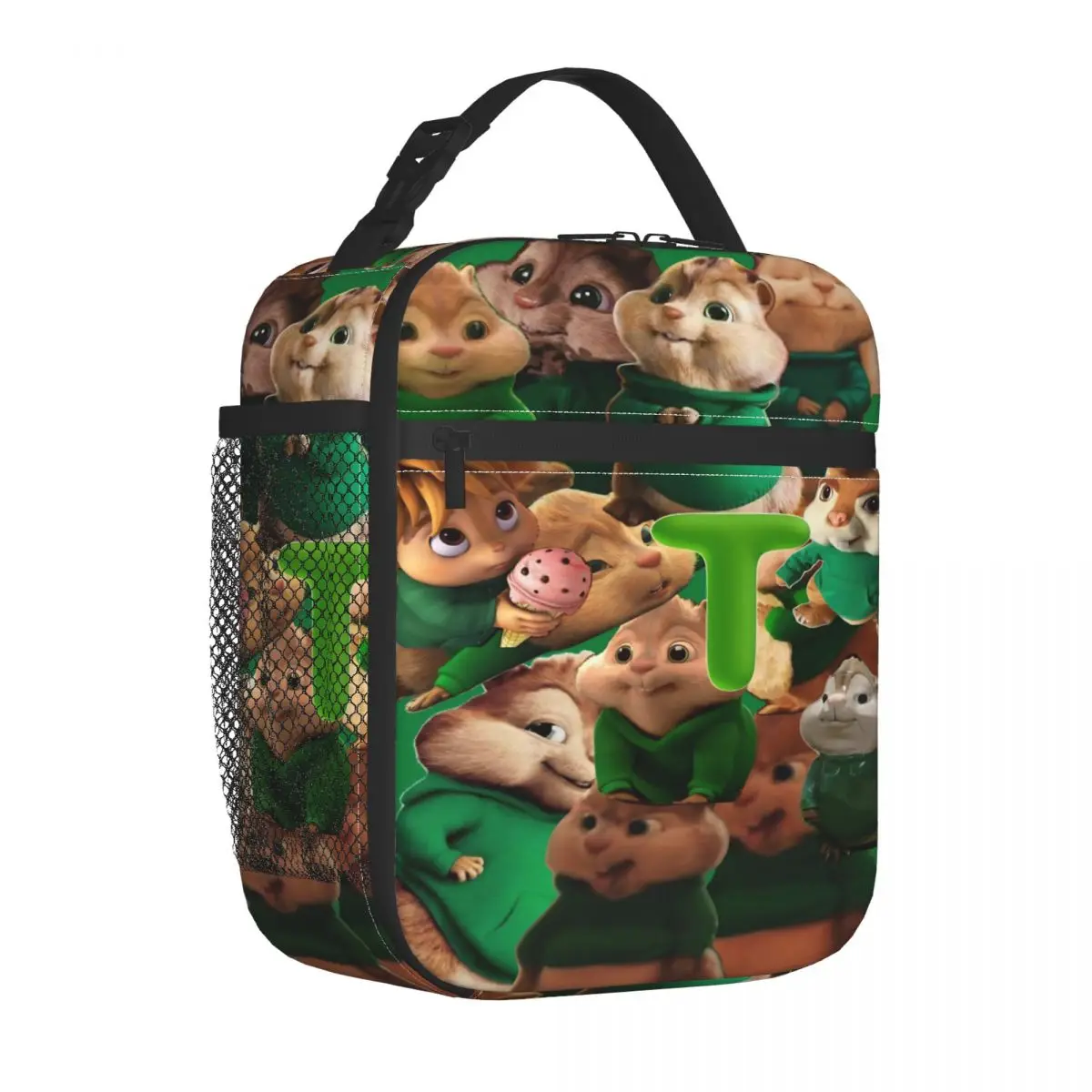 أكياس الغداء المعزولة الحرارية من ألفين آند ذا تشيبمنكس للمكتب، حقيبة طعام محمولة، صندوق طعام حراري مبرد