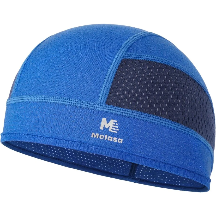 

MELASA Cooling Skull Caps Helmet Liner Lightweight Mesh Under Helmet Cycling Motorcycle Hard Hat Sweat Liner for Men Women