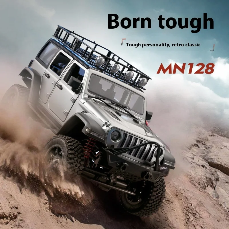 

1:12 MN128 Full-Proportion 4WD RC Crawler RTR 2.4GHz Off-Road Rock Buggy Metal Chassis Hobby Model Gift