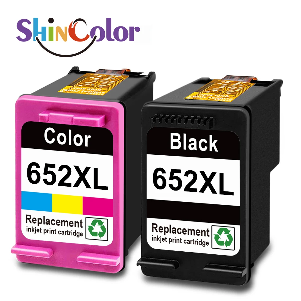 ShinColor 652 Xl 652xl Premium Color Remanufactured Inkjet Ink Cartridge For HP652 For HP DeskJet Ink Advantage 2135 1118