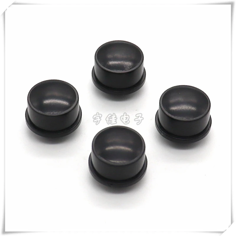 10PCS Light Touch Switch Cap 16*13 Zwarte Sleutel Cap fijnafstelling Plastic Sleutel Cap Schakelaar knop Ronde Gat Sleutel