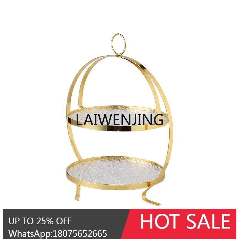 acrylic three-layer afternoon tea snack rack dessert table cupcake display tray