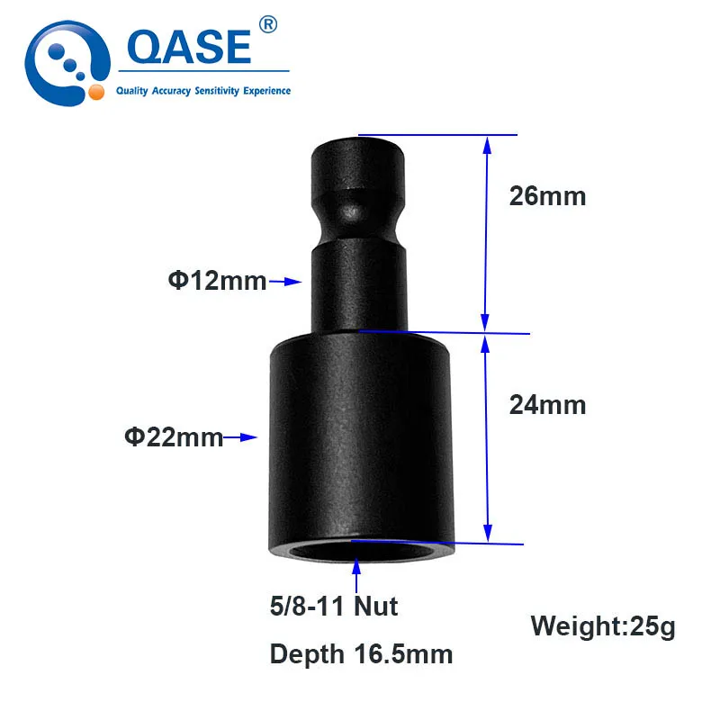 Quick Adapter Connector 5/8-11 D12mm Multifunctional Conversion Surveying Accessories For GPS RTK Prism Quickly Convert 1PCS