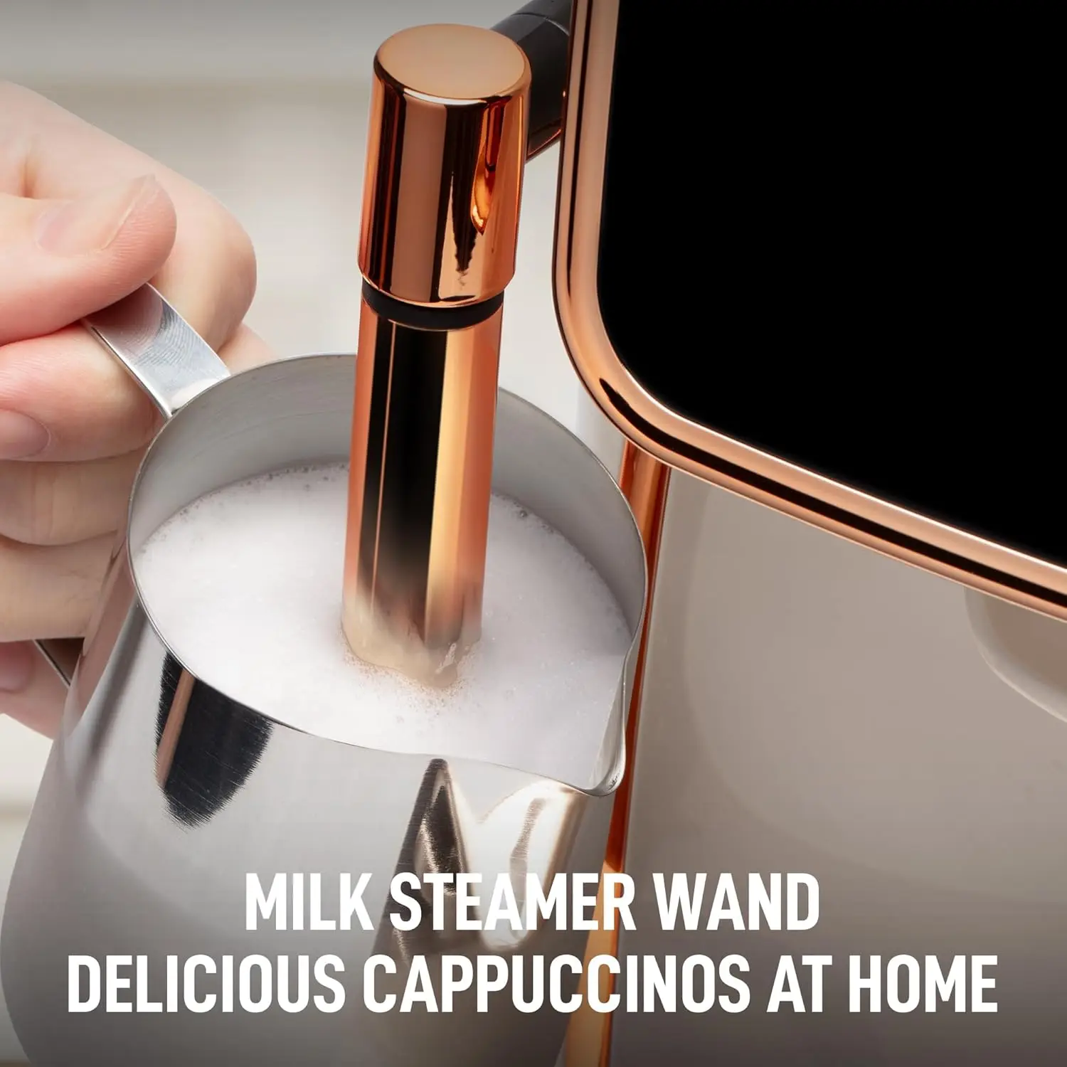 Zulay Kitchen Magia Clasica - Fully Automatic Espresso Machine With Grinder - Touch Screen Coffee Maker With One-Touch